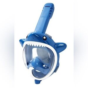 Robibers Snorkeling Gear for Kids with Water Blaster,Full Face Snorkel Mask Kids